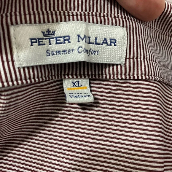 Peter Millar Summer Comfort Texas A&M Aggies Polo Shirt Mens XL Performance Golf - Picture 3 of 5